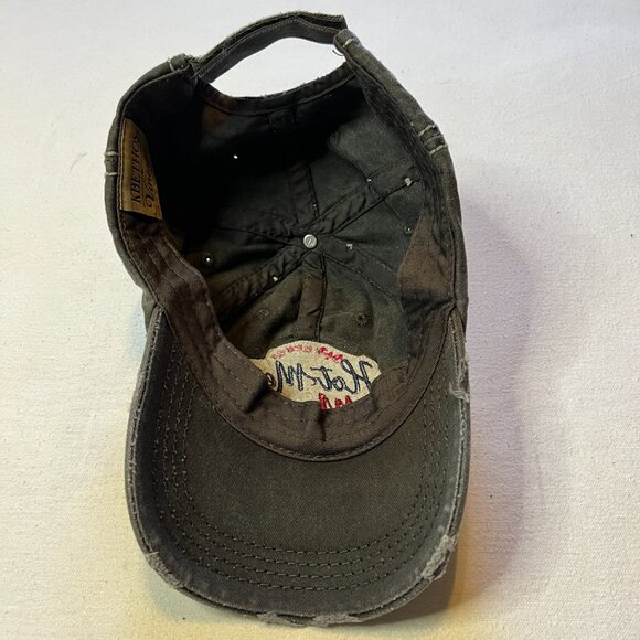 Hot Mess Mama‎ Baseball Cap Adjustable Dark Gray Distressed Cap - Picture 6 of 8